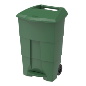 Step-On Waste Bin with Wheels